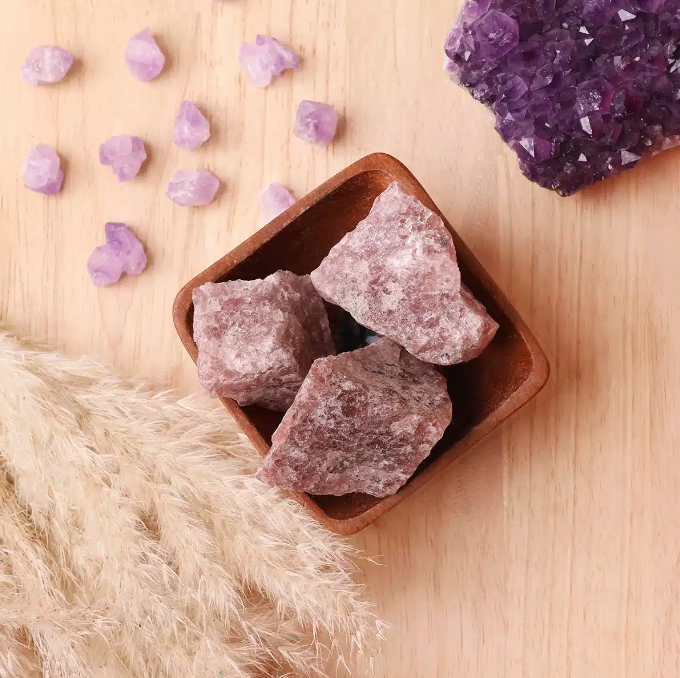 Strawberry Quartz Raw Stone