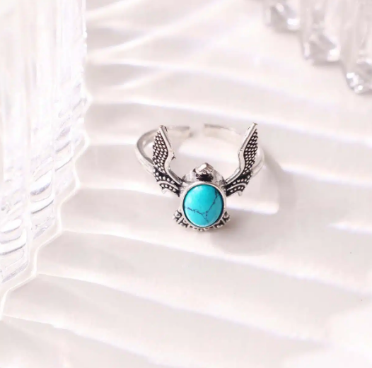 Firoza Eagle Ring
