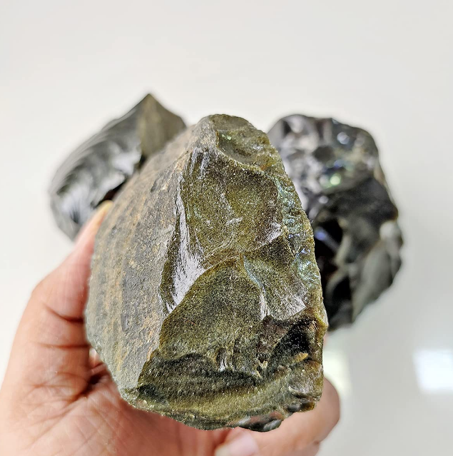 Golden Sheen Obsidian Raw Stone