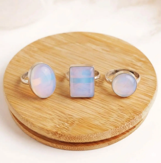 Opalite Crystal Rings