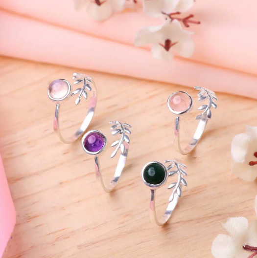 Leaf Silver Ring