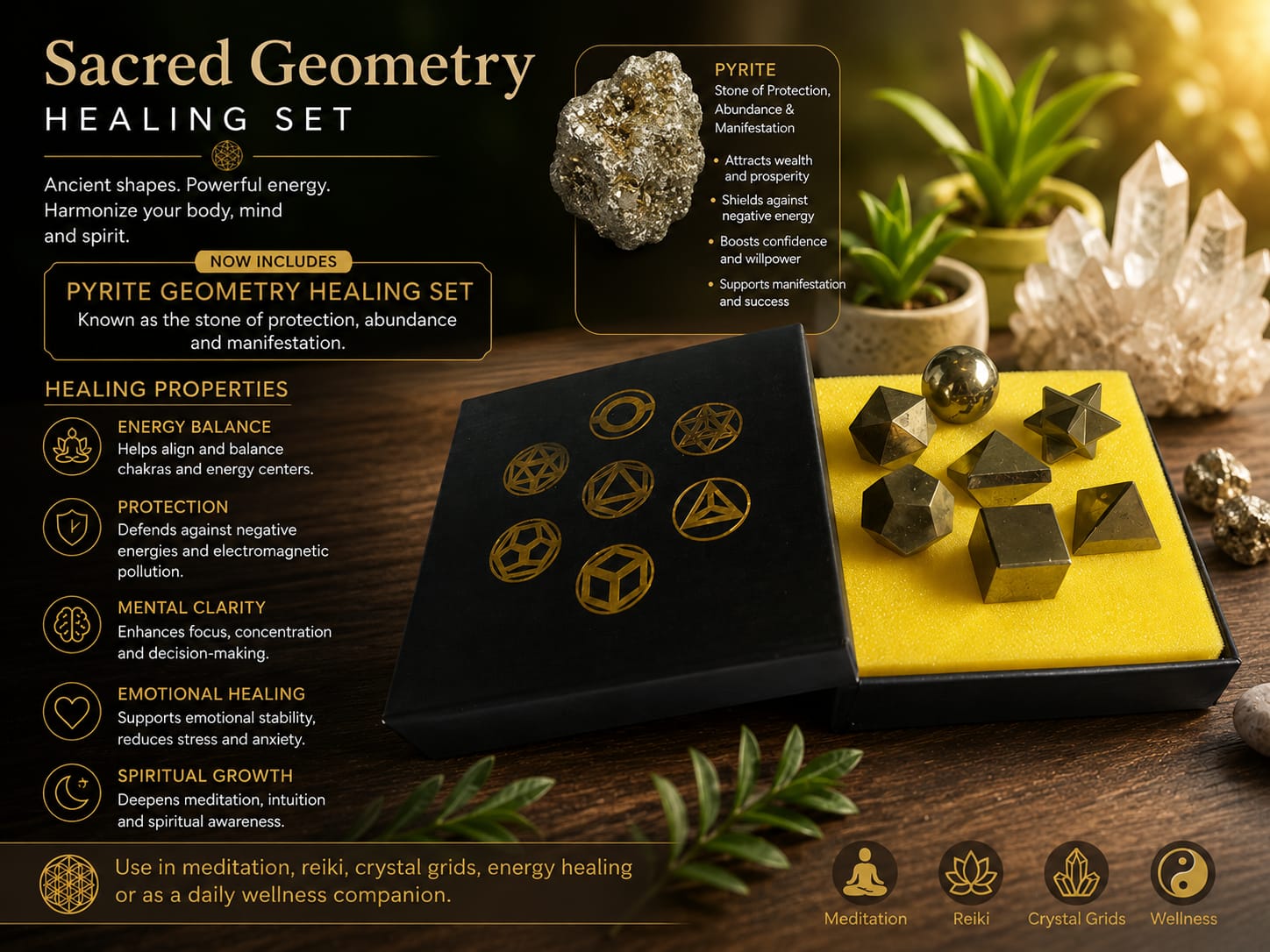 Sacred GEOMETRY HEALING SET