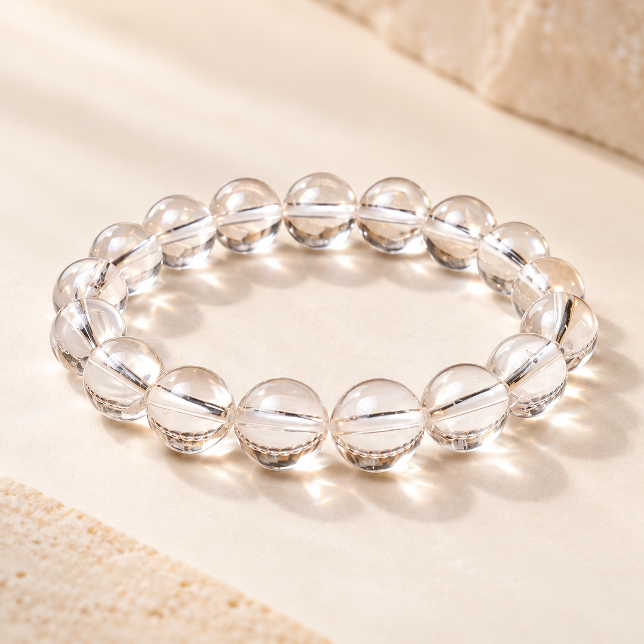CLEAR QUARTZ BRACELET – CLARITY & ENERGY
