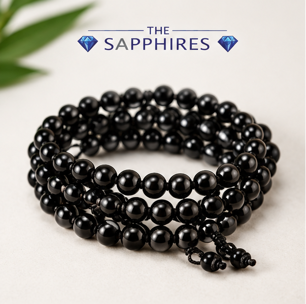BLACK TOURMALINE BRACELET FOR PROTECTION