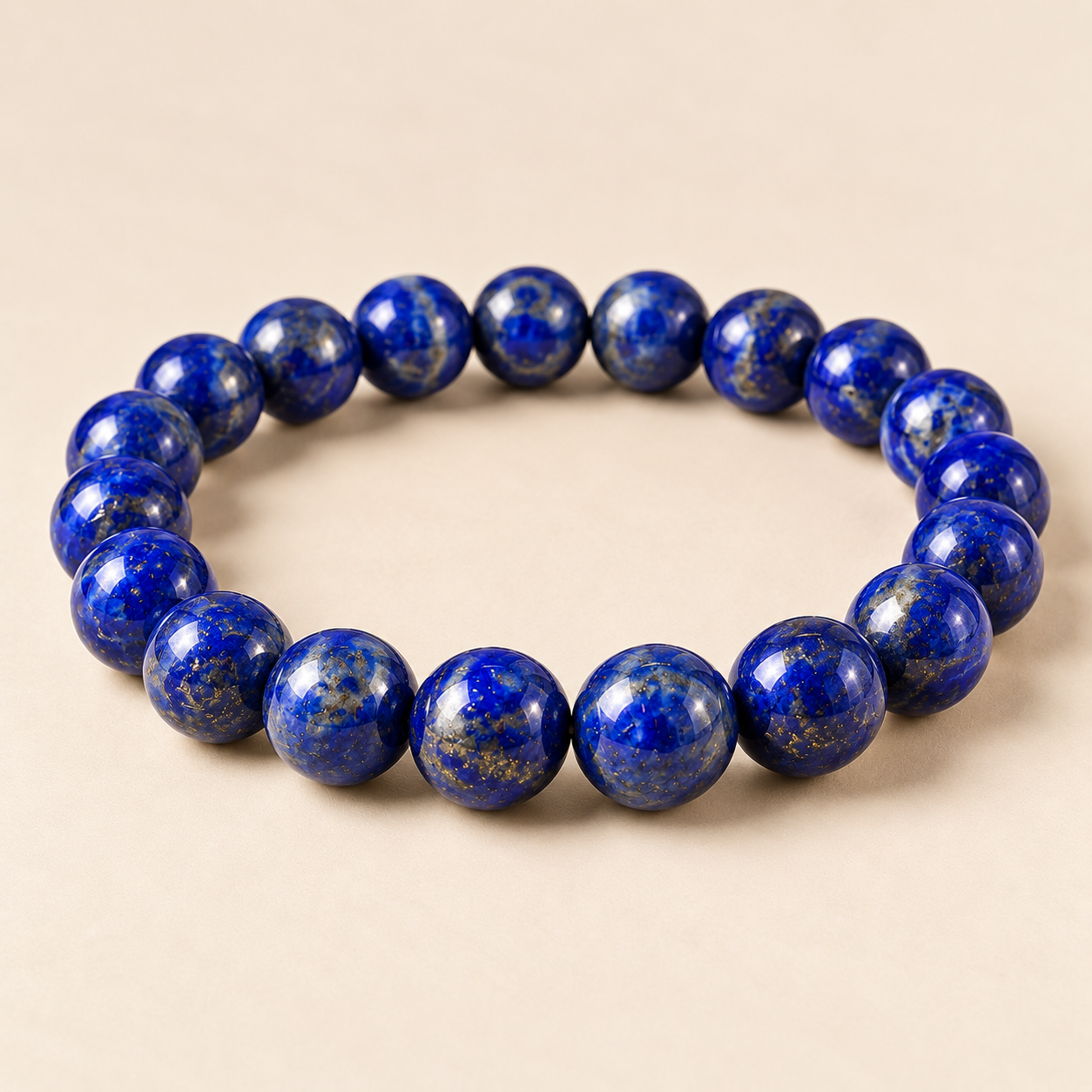 Lapis Lazuli Beaded Bracelet-3